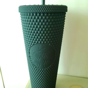 Starbucks matte black studded tumbler